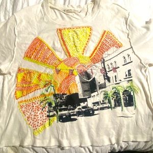 Free people short sleeved t shirt